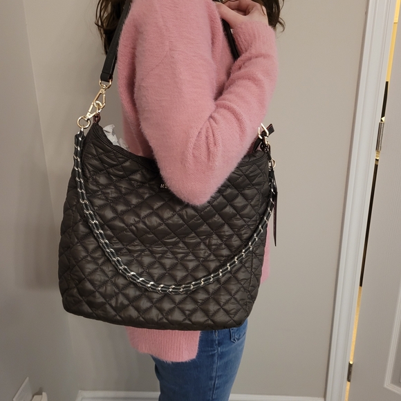 MZ Wallace Black Quilted Women's Bag - Picture 5 of 11